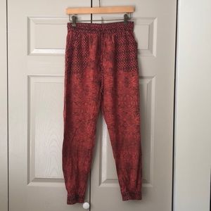 Funky Red Pants- women, S